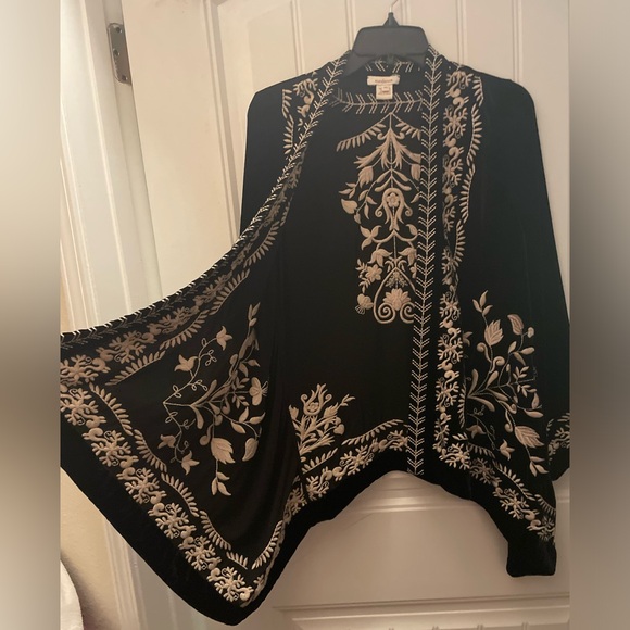 Sundance Black Velvet Cardigan - Picture 2 of 7